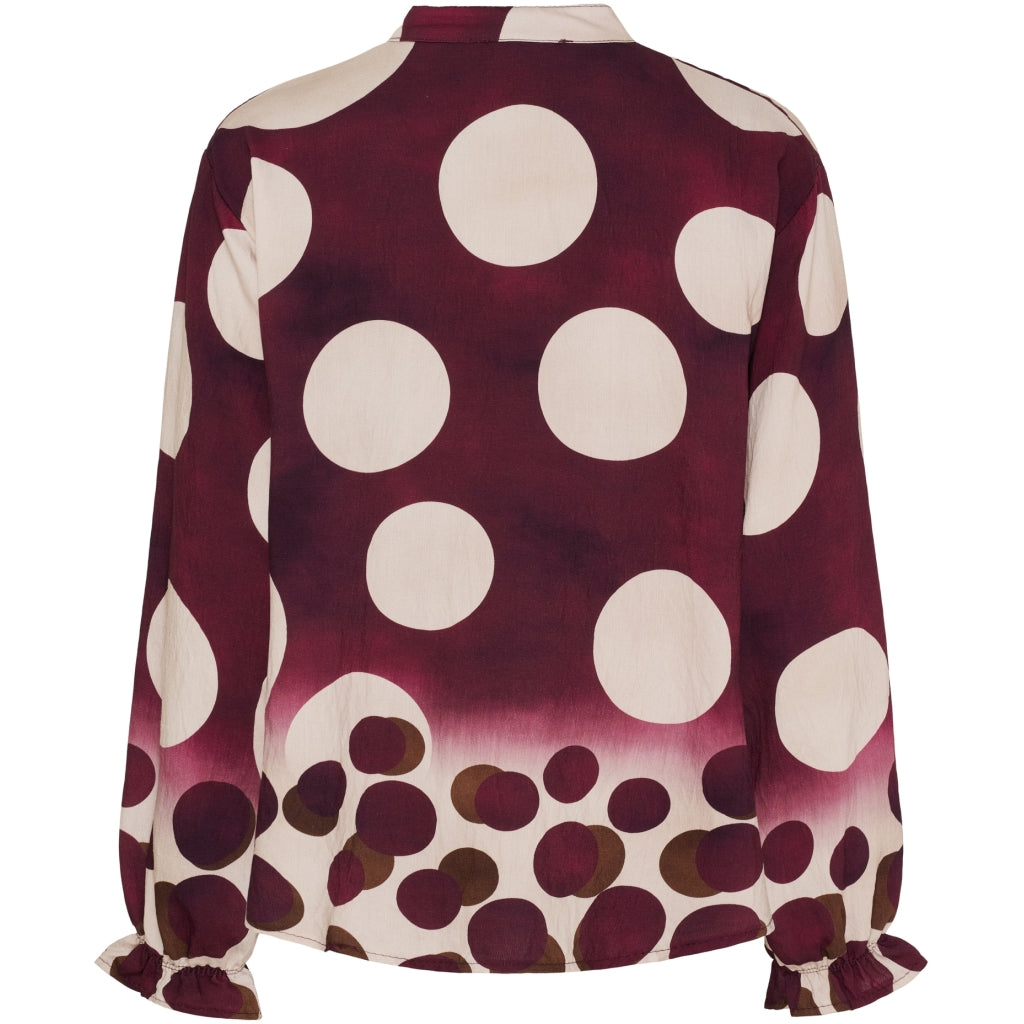 MARTA DU CHATEAU Marta du Chateau dame bluse MdcAspen 7704 Shirt VinoEZ552DB