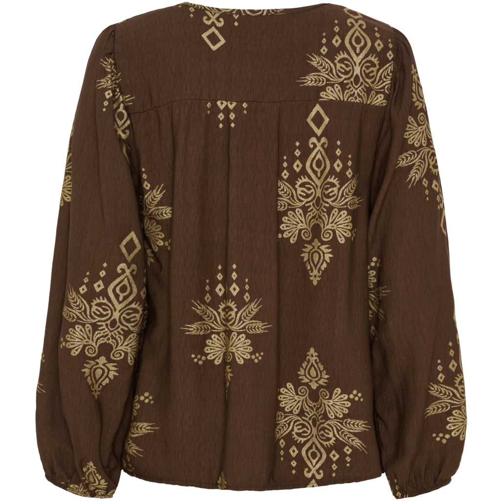 MARTA DU CHATEAU Marta du Chateau dame bluse MdcBayleaf 7705 Shirt Moro30