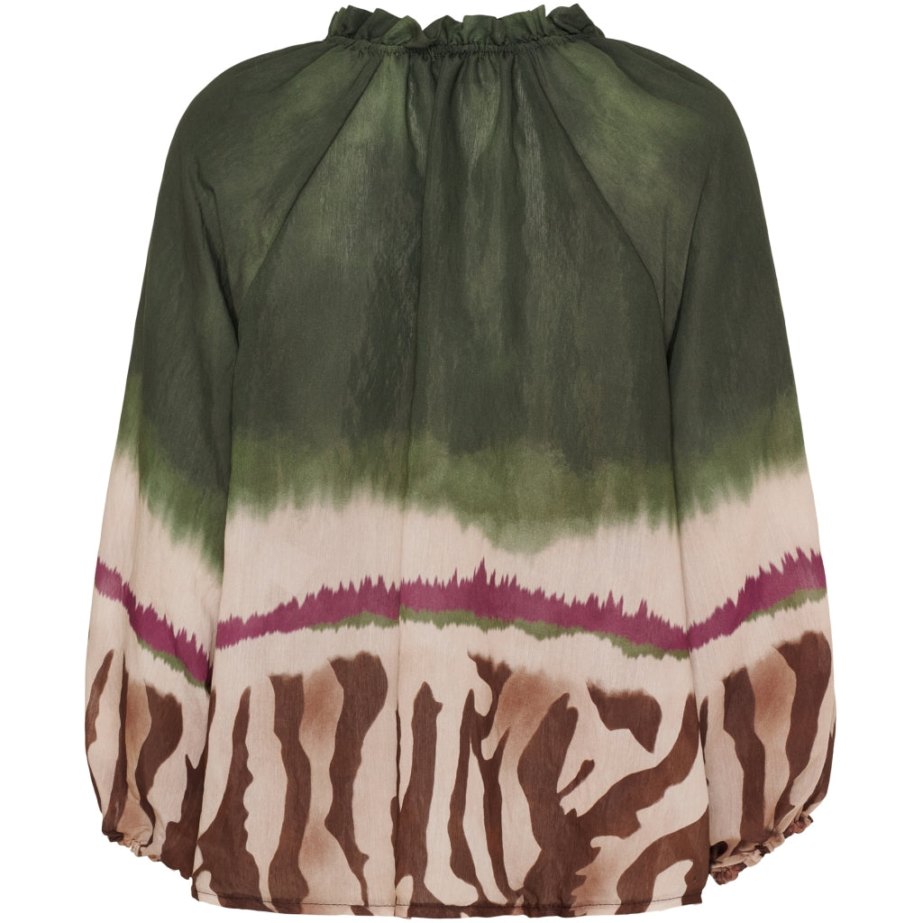 MARTA DU CHATEAU Marta du Chateau dame bluse MdcBelladonna 003 Shirt Military