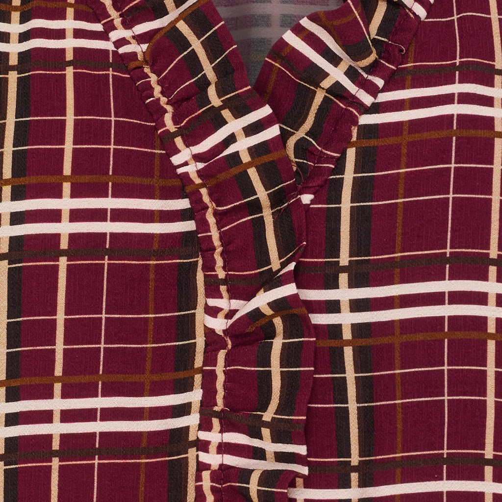 MARTA DU CHATEAU Marta du Chateau dame bluse MdcBrook 7648 Shirt Bordeaux10882tpd