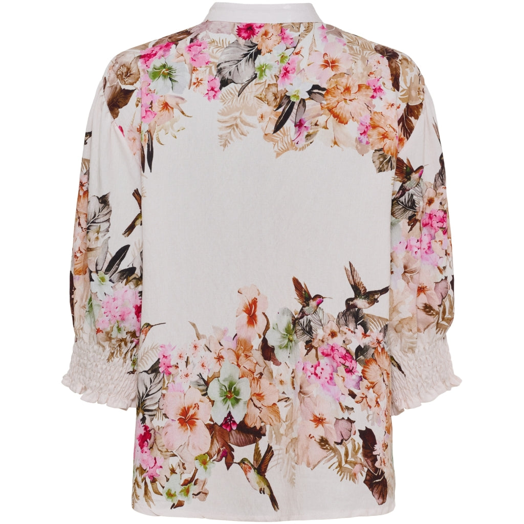 MARTA DU CHATEAU Marta du Chateau dame bluse MdcCharlie 6892 Shirt Camel6198tpg