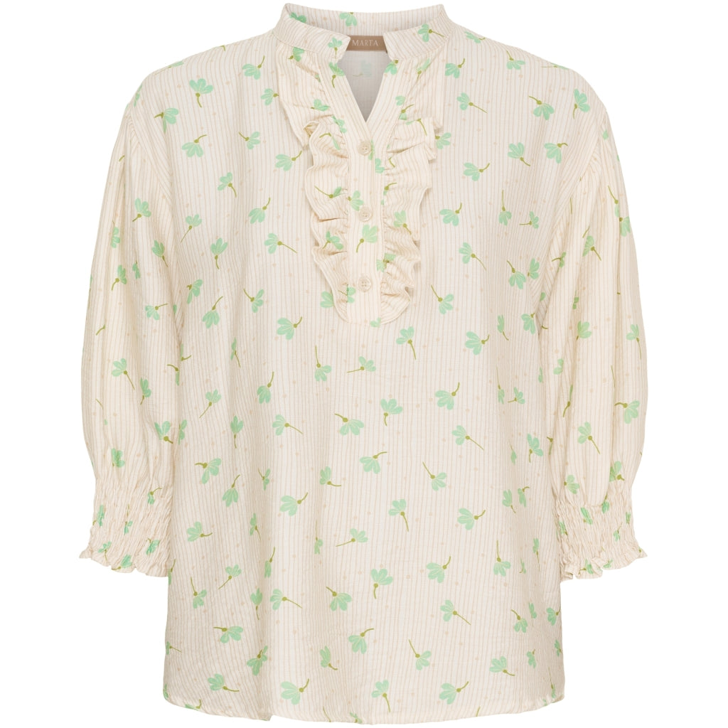 MARTA DU CHATEAU Marta du Chateau dame bluse MdcCharlie 6892 Shirt AquaCF0213ypV9