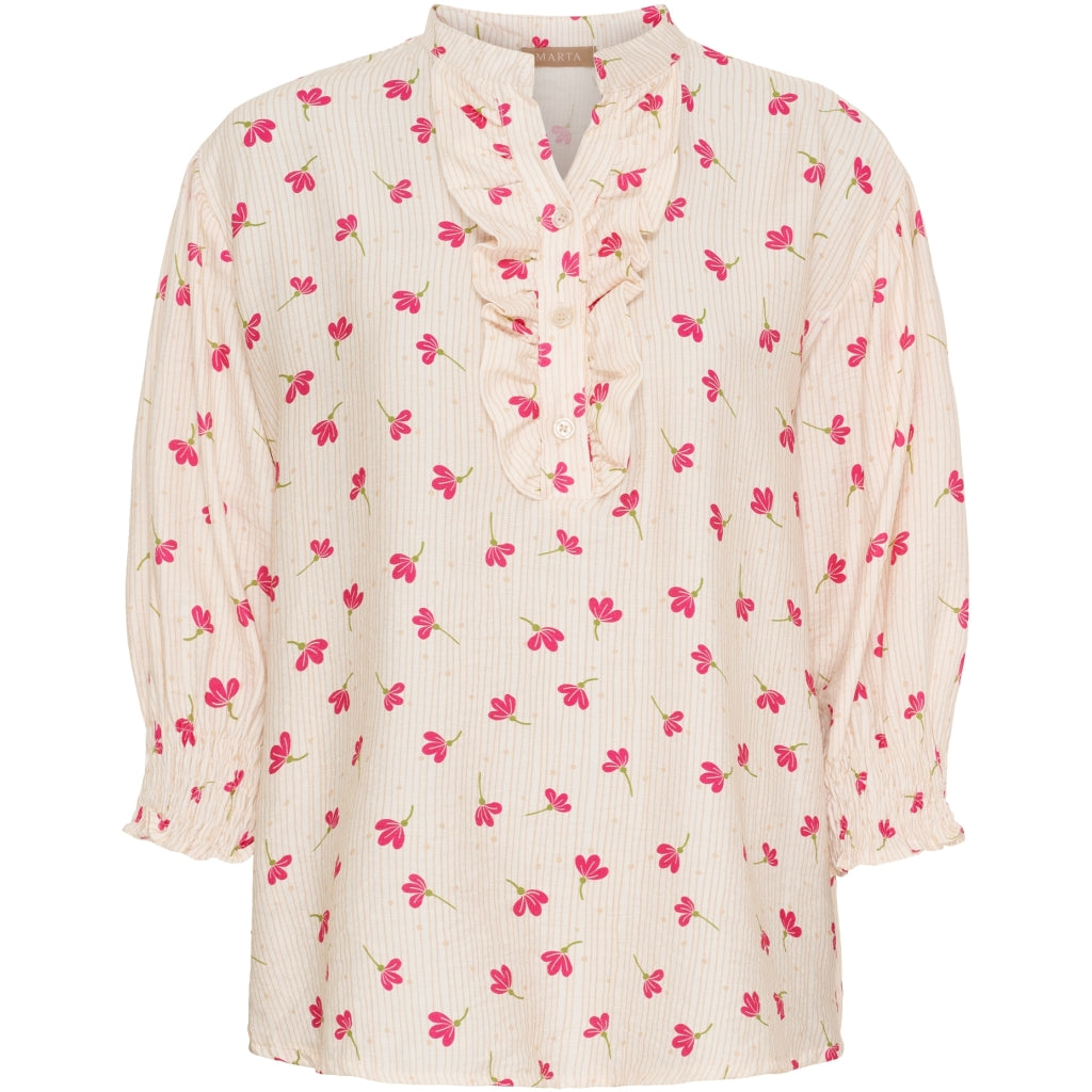 MARTA DU CHATEAU Marta du Chateau dame bluse MdcCharlie 6892 Shirt FuxiaCF0213ypV13