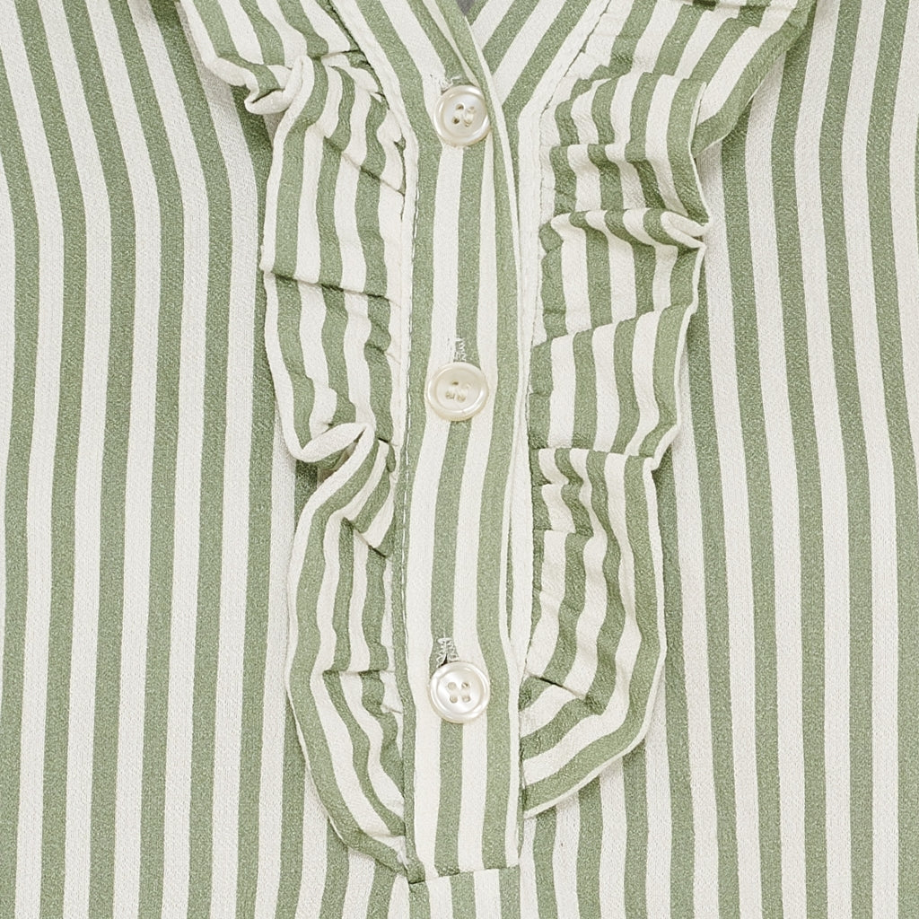 MARTA DU CHATEAU Marta du Chateau dame bluse MdcCharlie 6892 Shirt Kaki4837