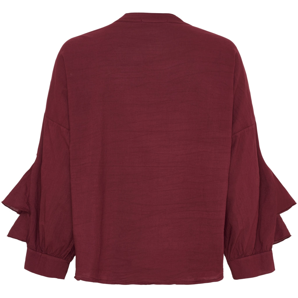 MARTA DU CHATEAU Marta du Chateau dame bluse MdcDebbie 258638 Blouse Bordeaux6269