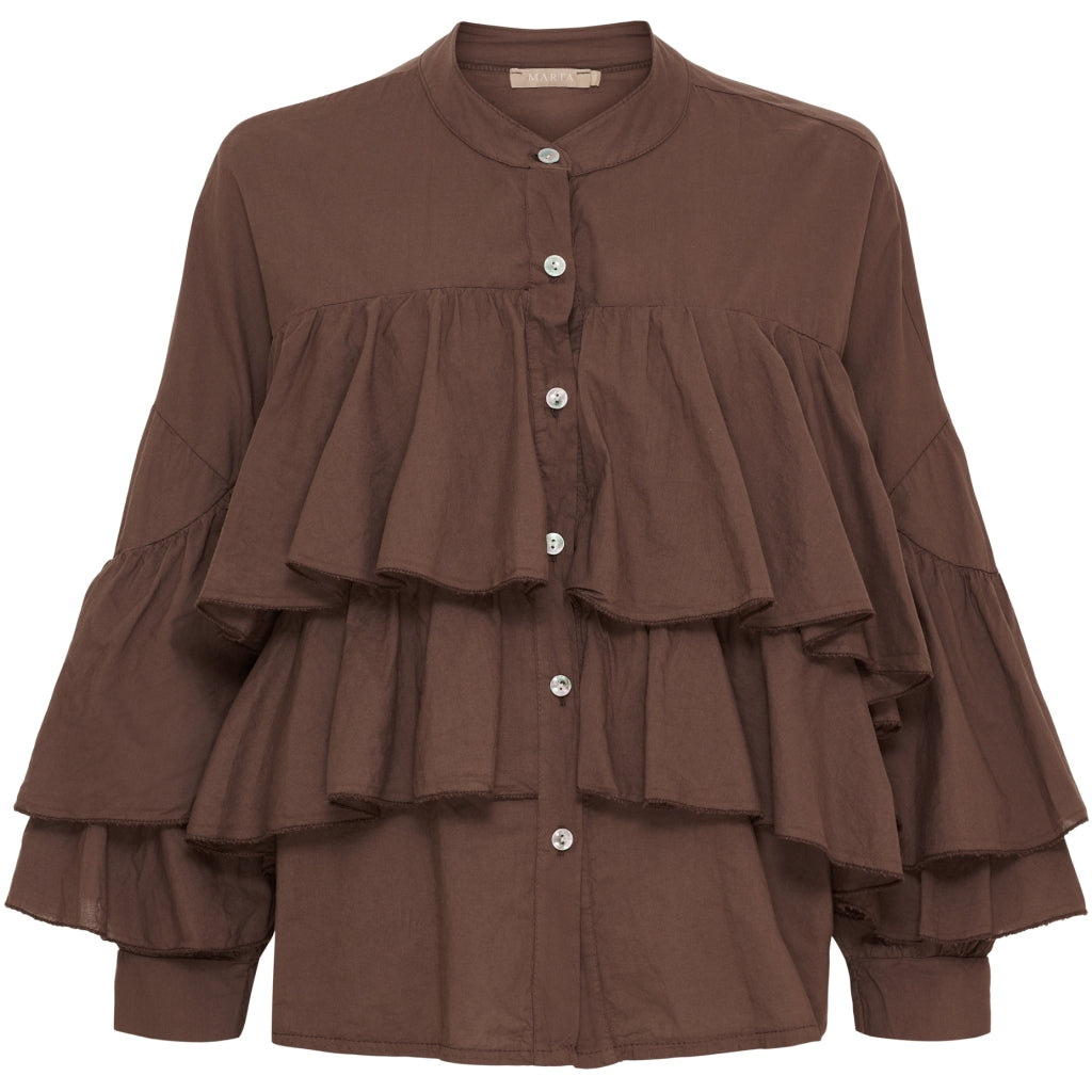 MARTA DU CHATEAU Marta du Chateau dame bluse MdcDebbie 258638 Blouse Moro