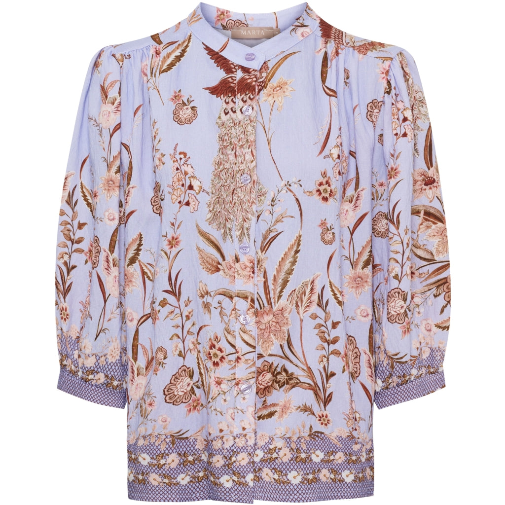 MARTA DU CHATEAU Marta du Chateau dame bluse MdcDestiny 8044 Blouse Celeste3142tps
