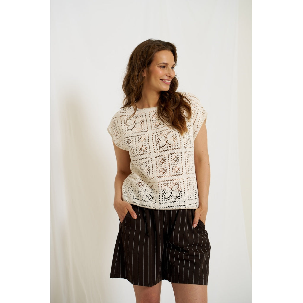 MARTA DU CHATEAU Marta du Chateau dame bluse MdcDiora 68533 Blouse Naturale