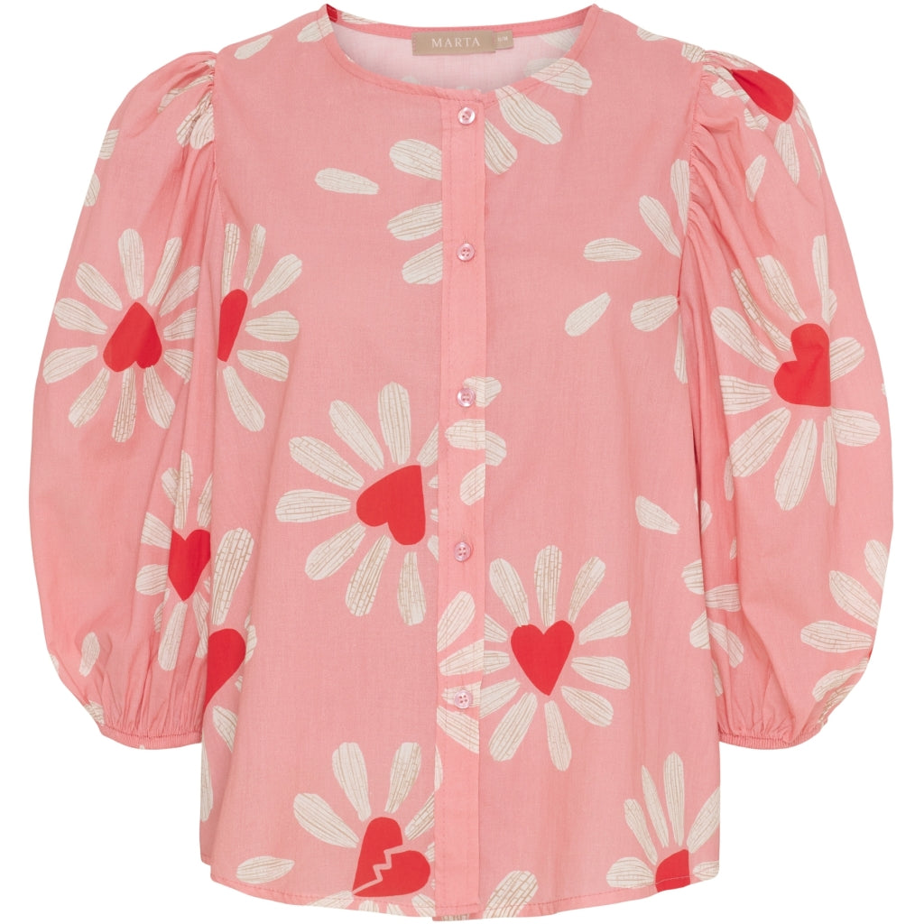 MARTA DU CHATEAU Marta du Chateau dame bluse MdcFlavia 58130 Shirt Pink