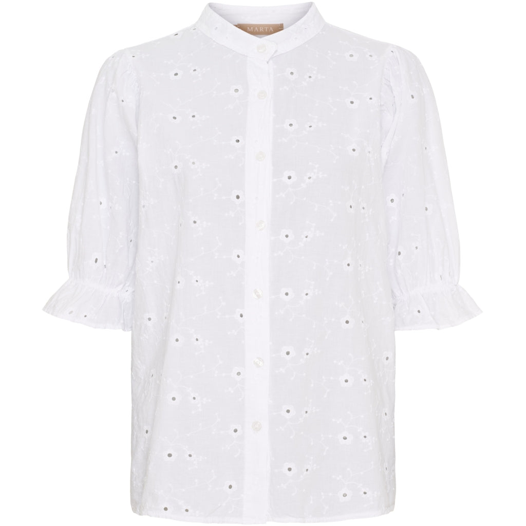 MARTA DU CHATEAU Marta du Chateau dame bluse MdcHailey 6986 Blouse White