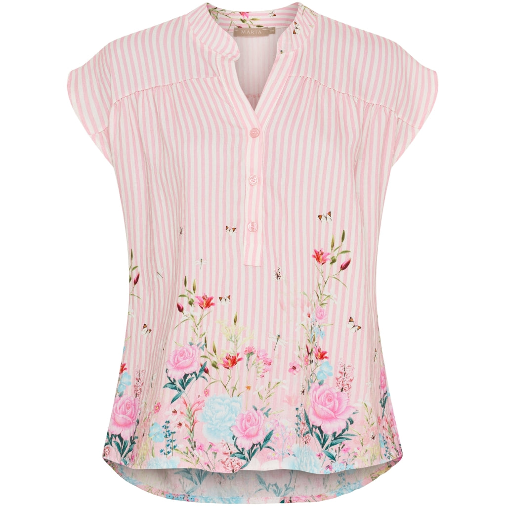 MARTA DU CHATEAU Marta du Chateau dame bluse MdcKassandra 4440 Shirt Rosa4837