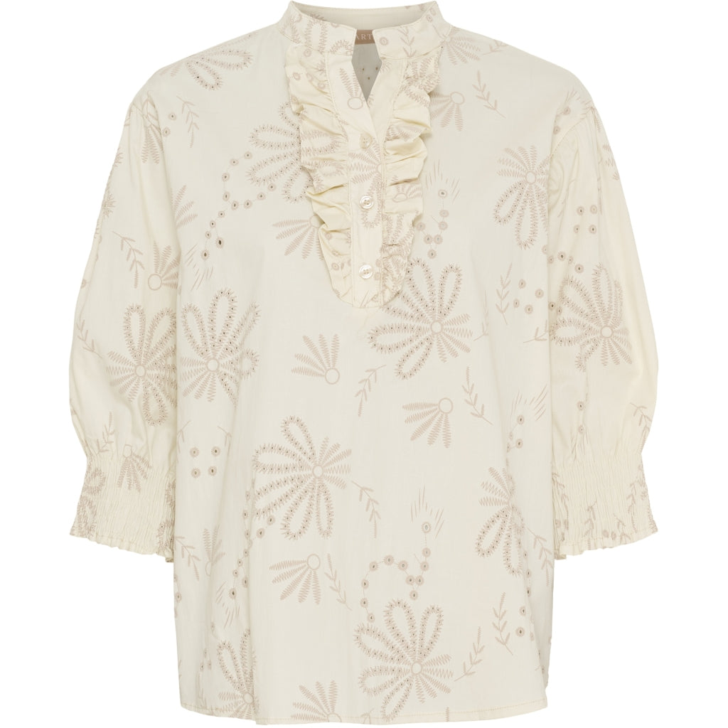 MARTA DU CHATEAU Marta du Chateau dame bluse MdcLinda 6317E Shirt Beige