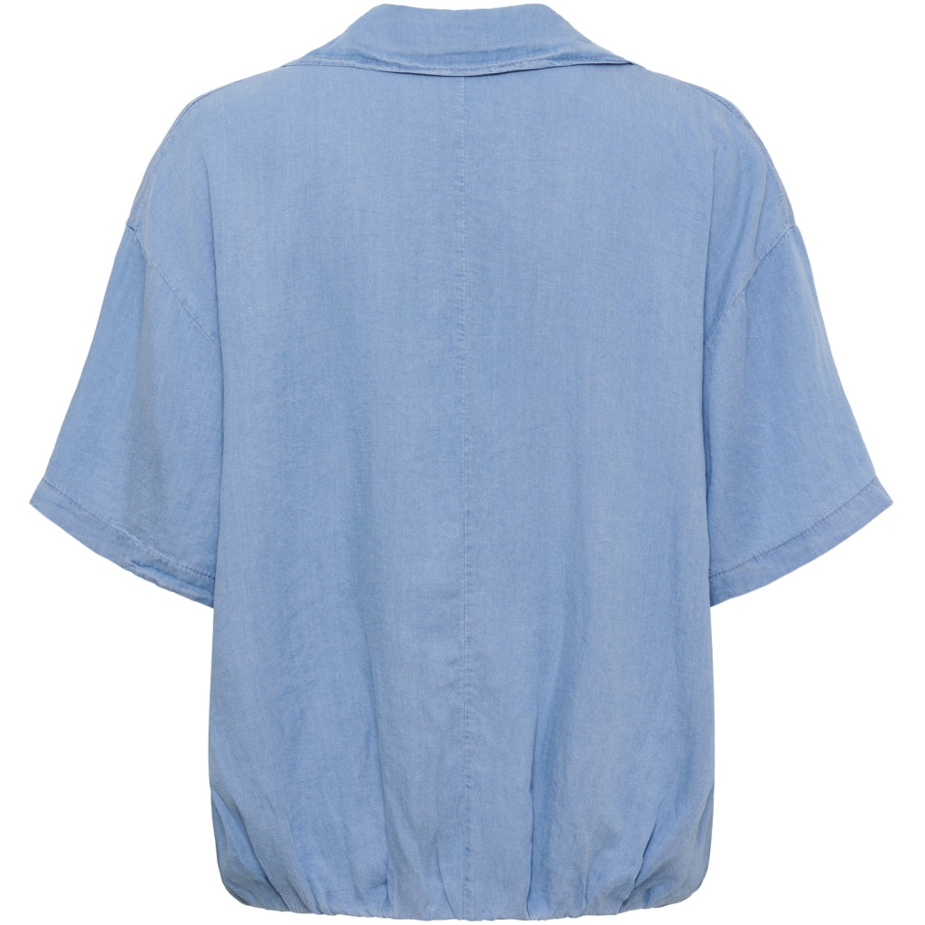 MARTA DU CHATEAU Marta du Chateau dame bluse MdcMakayla 8204 Shirt Light blue