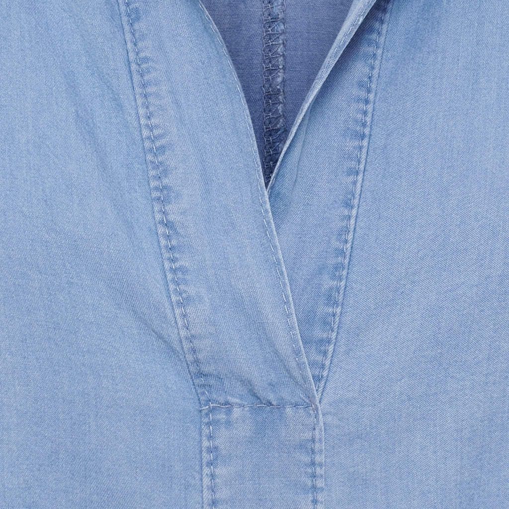 MARTA DU CHATEAU Marta du Chateau dame bluse MdcMakayla 8204 Shirt Light blue