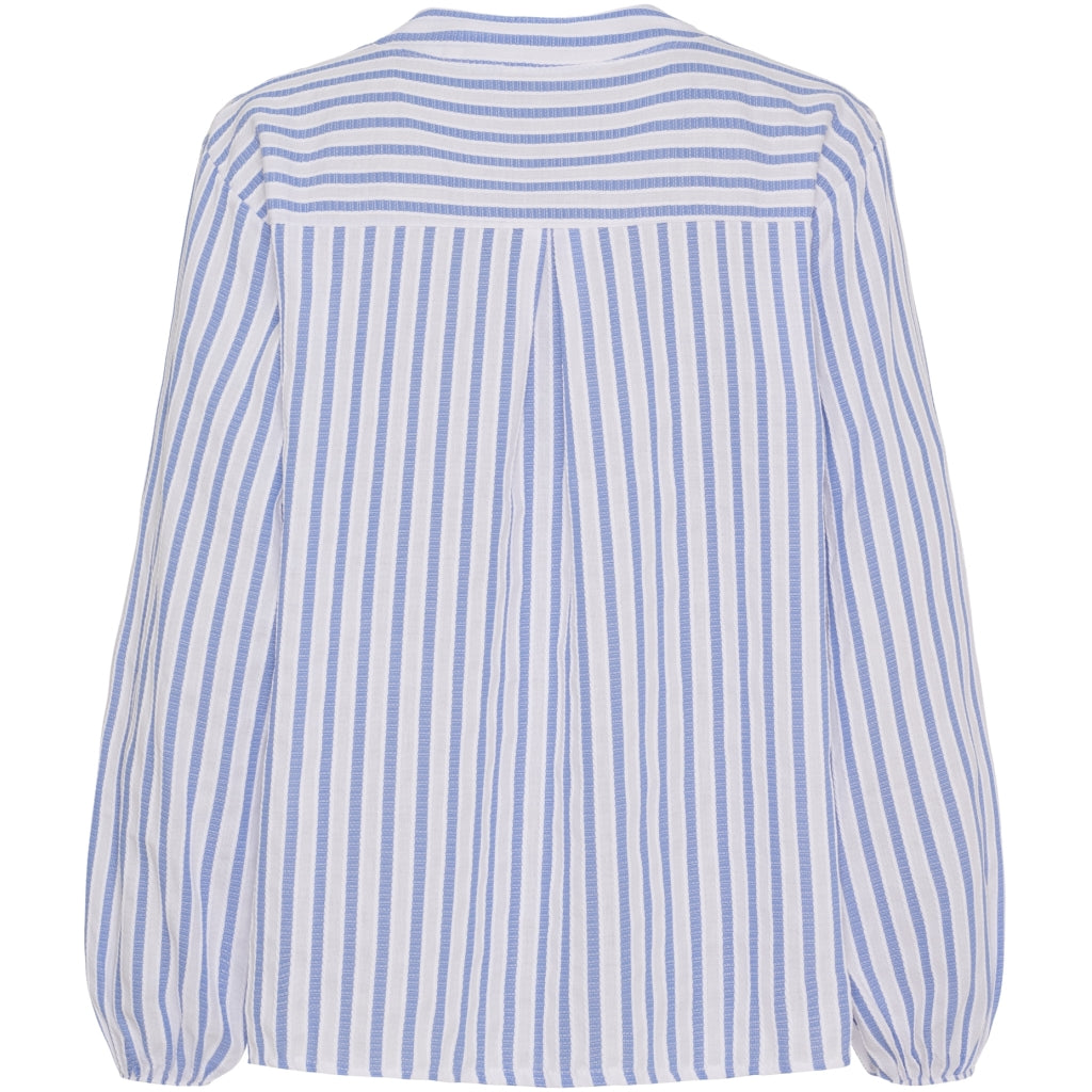 MARTA DU CHATEAU Marta du Chateau dame bluse MdcMaren 7912 Shirt Celeste