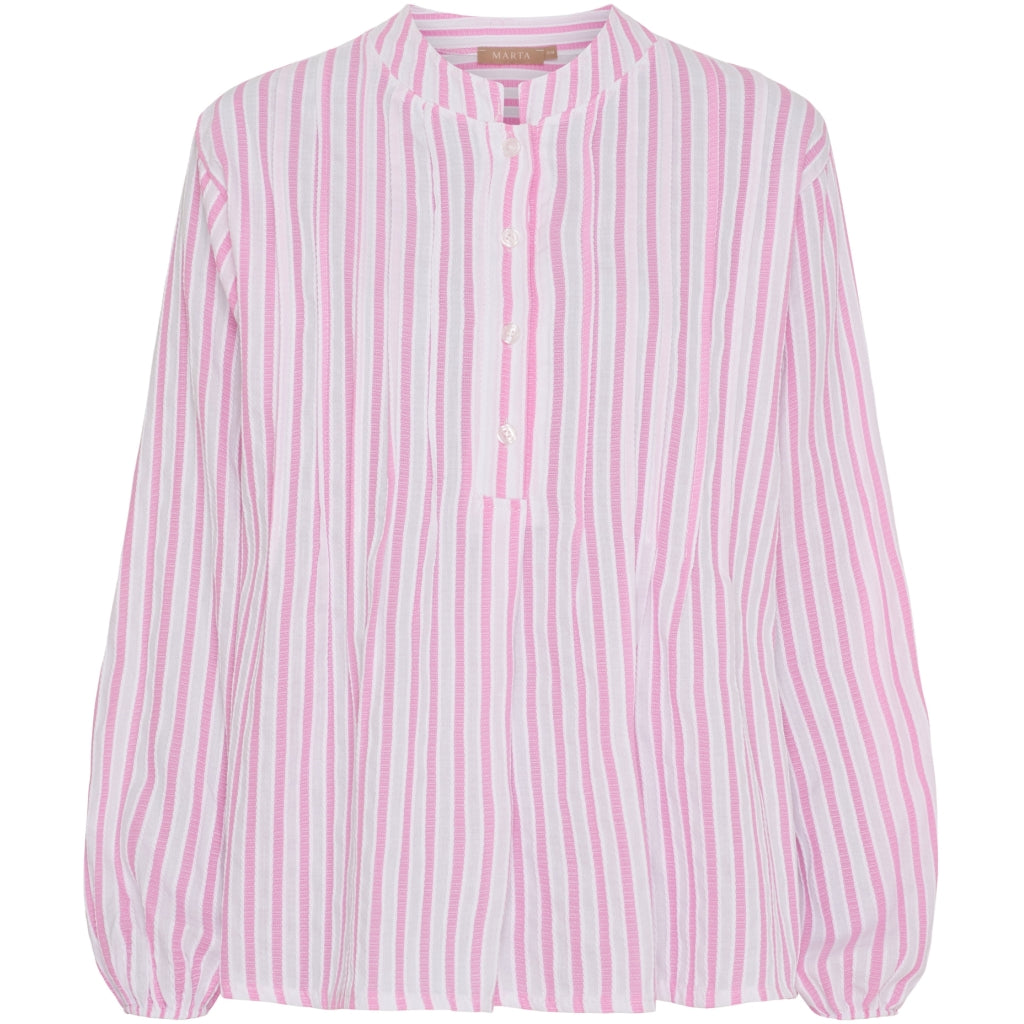 MARTA DU CHATEAU Marta du Chateau dame bluse MdcMaren 7912 Shirt Pink