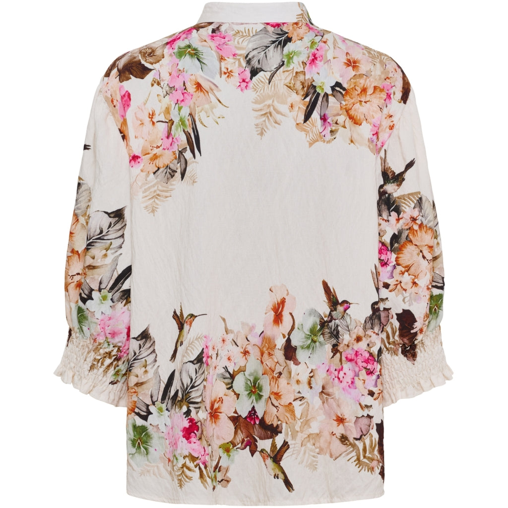 MARTA DU CHATEAU Marta du Chateau dame bluse MdcMelisande 7527 Shirt Camel6198tpg