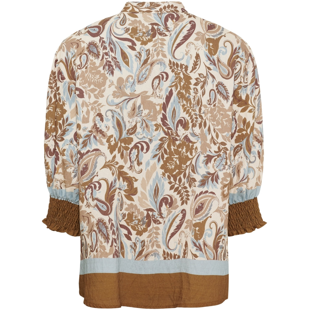 MARTA DU CHATEAU Marta du Chateau dame bluse MdcMelisande 7527 Shirt Camello1240tpn