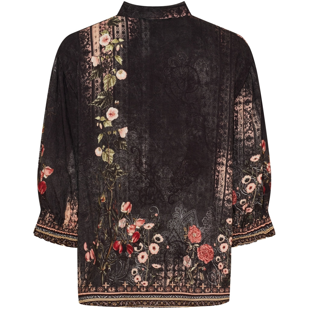 MARTA DU CHATEAU Marta du Chateau dame bluse MdcMelisande 7527 Shirt Nero5295tpg