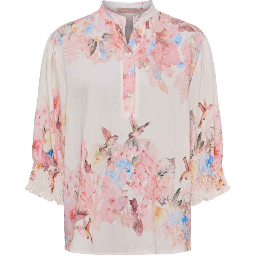 MARTA DU CHATEAU Marta du Chateau dame bluse MdcMelisande 7527 Shirt Rosa6198tpg