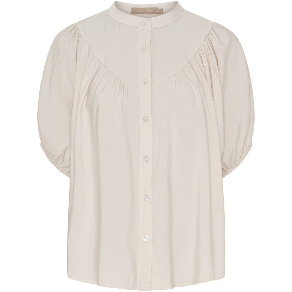 MARTA DU CHATEAU Marta du Chateau dame bluse MdcMelodie 58210 Blouse DarkBeige32
