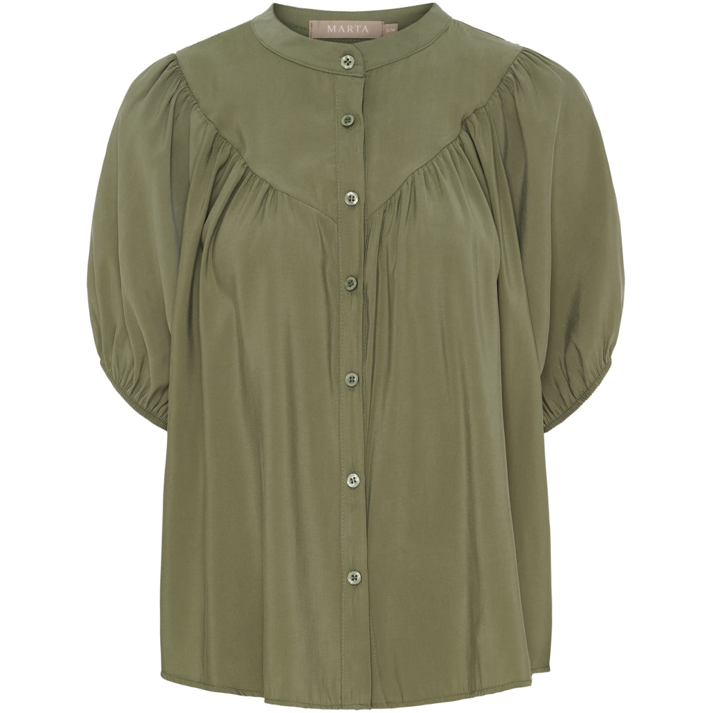 MARTA DU CHATEAU Marta du Chateau dame bluse MdcMelodie 58210 Blouse Military79