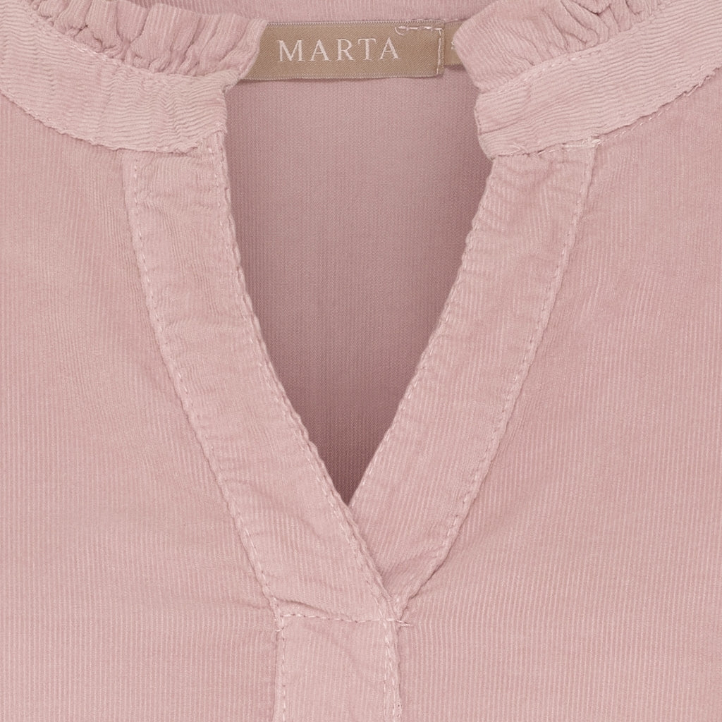 MARTA DU CHATEAU Marta du Chateau dame bluse MdcMorgana 2518115V Blouse RosaAntique2017
