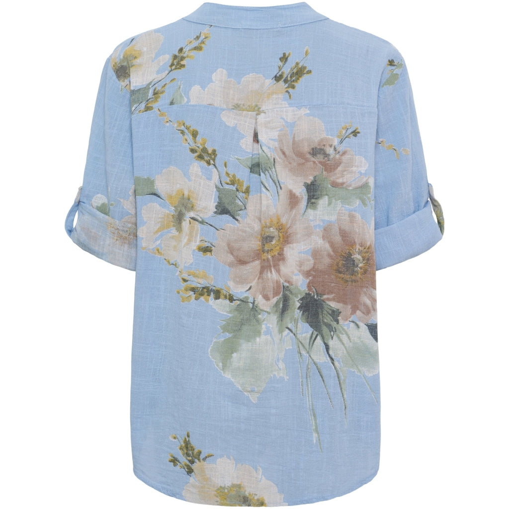 MARTA DU CHATEAU Marta du Chateau dame bluse MdcNadira 9122 Shirt Celeste