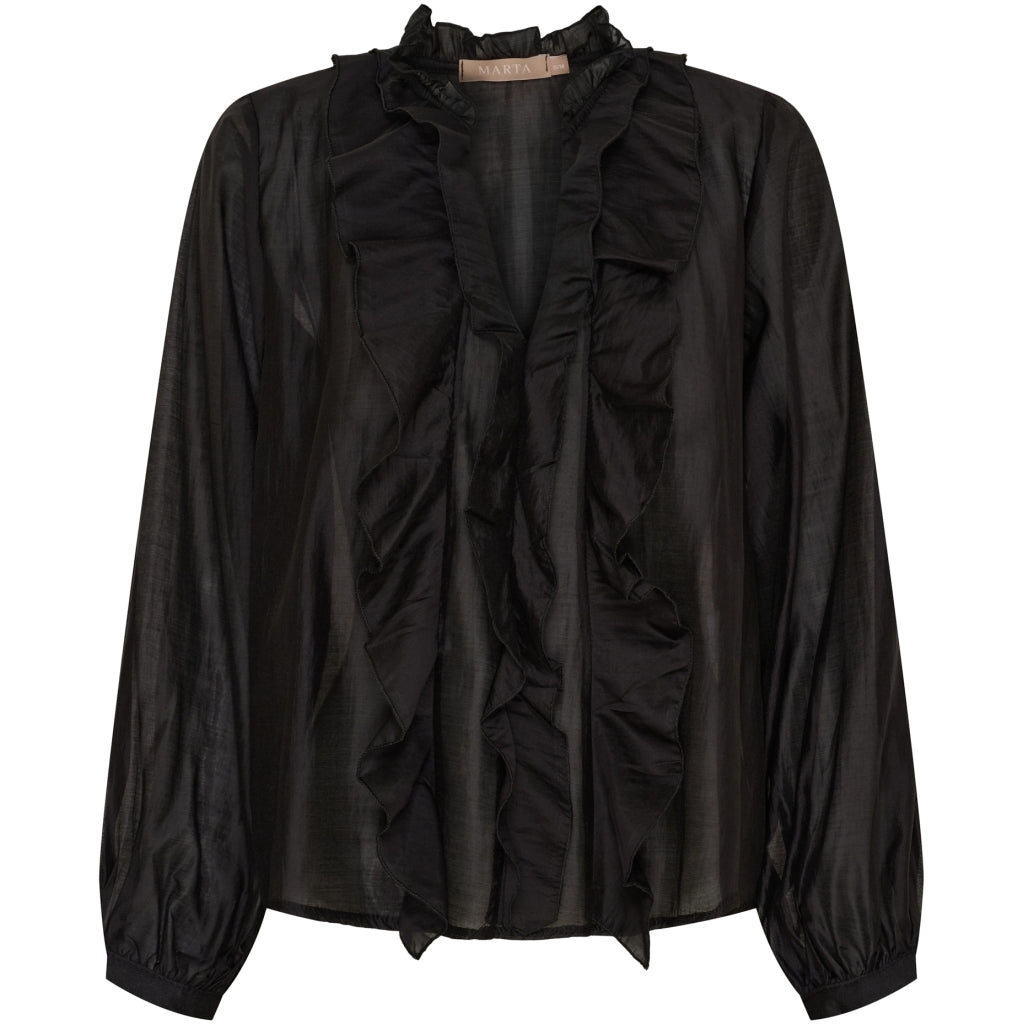 MARTA DU CHATEAU Marta du Chateau dame bluse MdcNaira 58221M Shirt Black