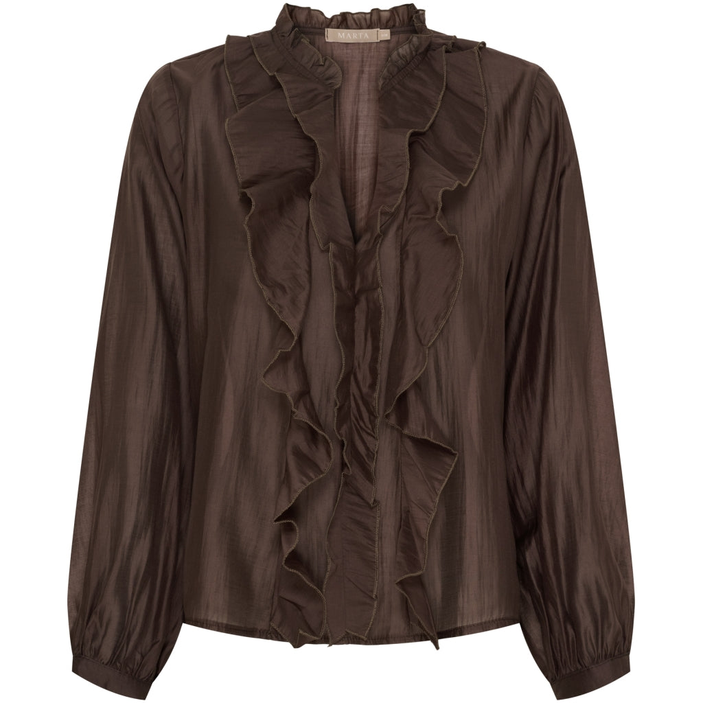MARTA DU CHATEAU Marta du Chateau dame bluse MdcNaira 58221M Shirt Moro
