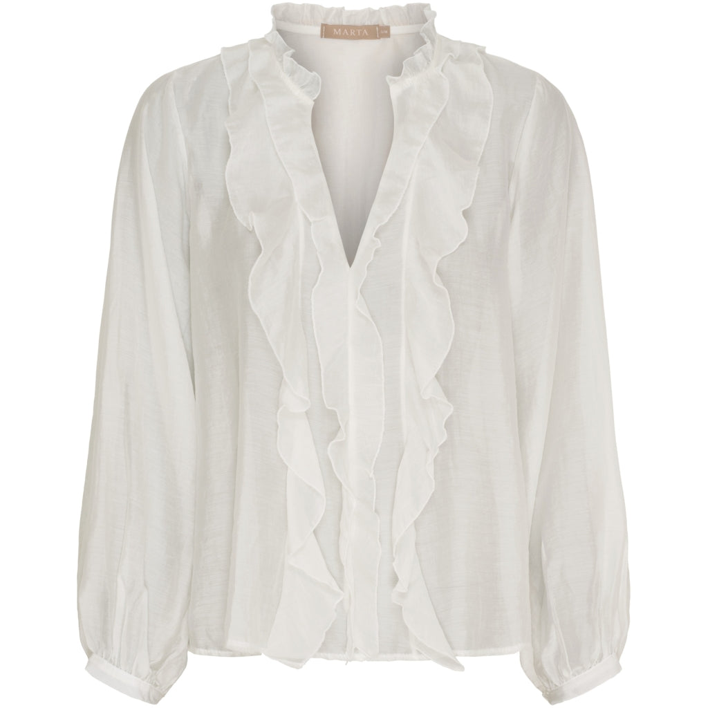 MARTA DU CHATEAU Marta du Chateau dame bluse MdcNaira 58221M Shirt White