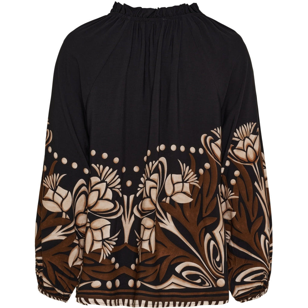 MARTA DU CHATEAU Marta du Chateau dame bluse MdcOctavia 003B Shirt BlackNG313BA