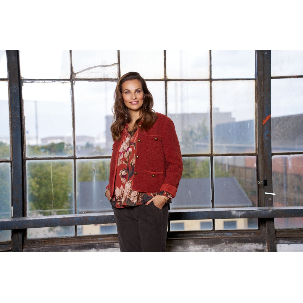 MARTA DU CHATEAU Marta du Chateau dame bluse MdcOctavia 003B Shirt Coccio6022