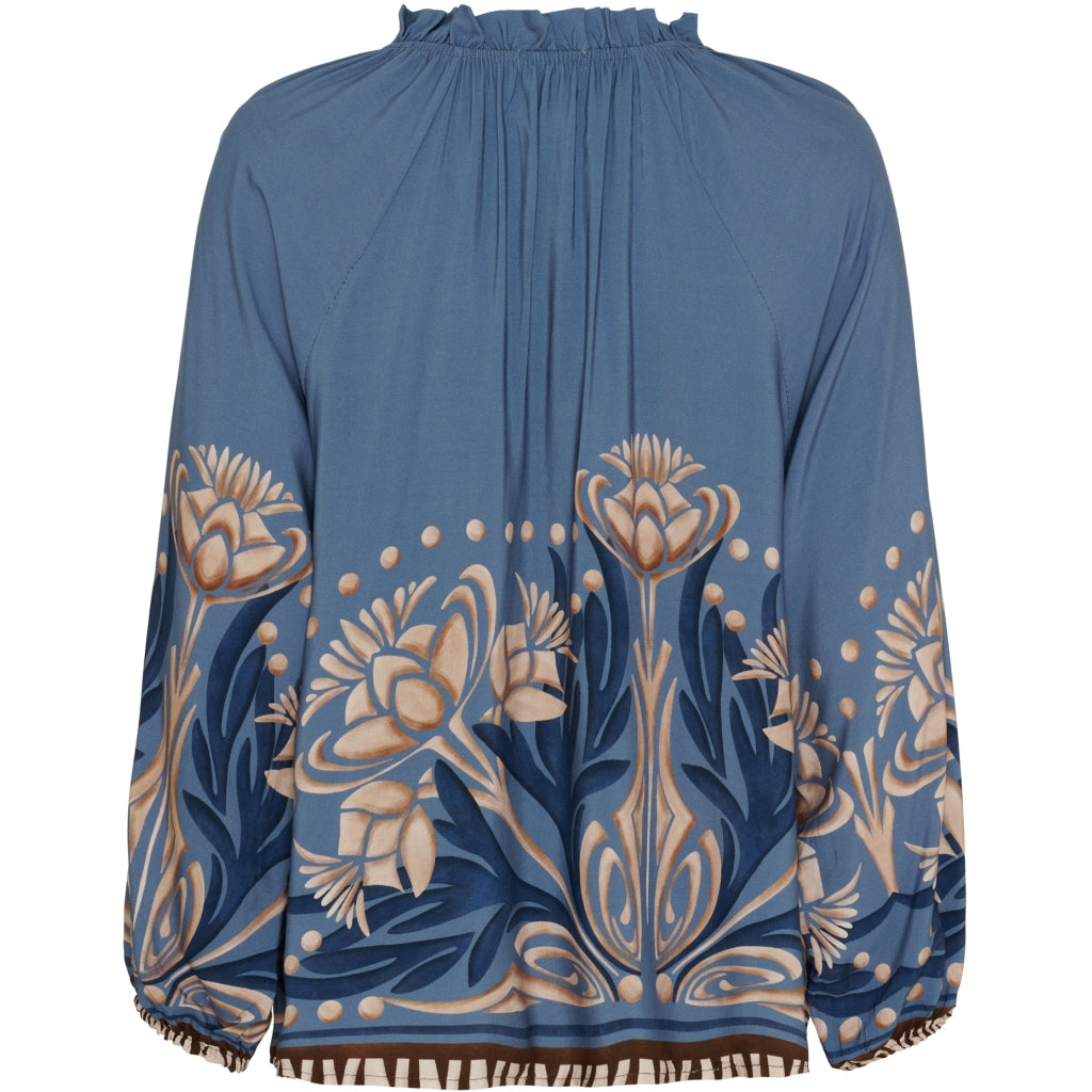 MARTA DU CHATEAU Marta du Chateau dame bluse MdcOctavia 003B Shirt JeansNG313BA