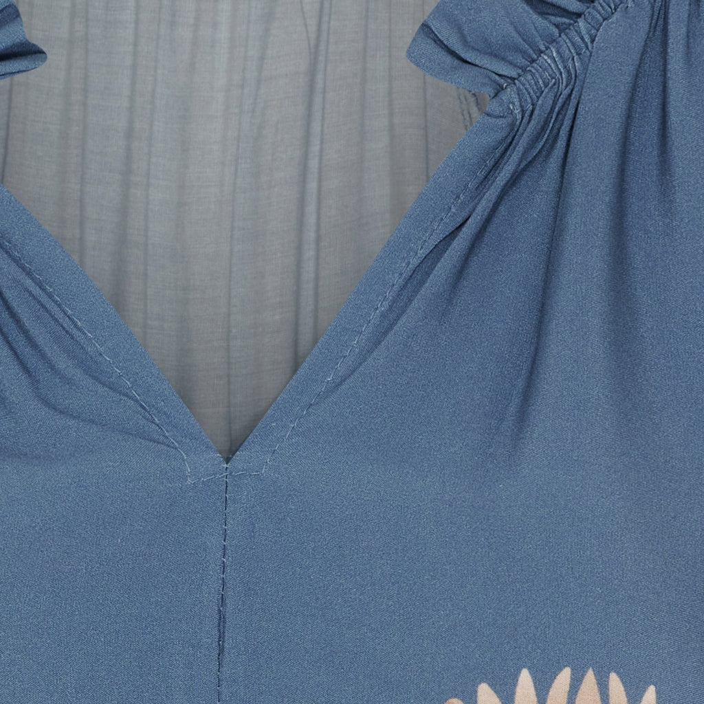 MARTA DU CHATEAU Marta du Chateau dame bluse MdcOctavia 003B Shirt JeansNG313BA