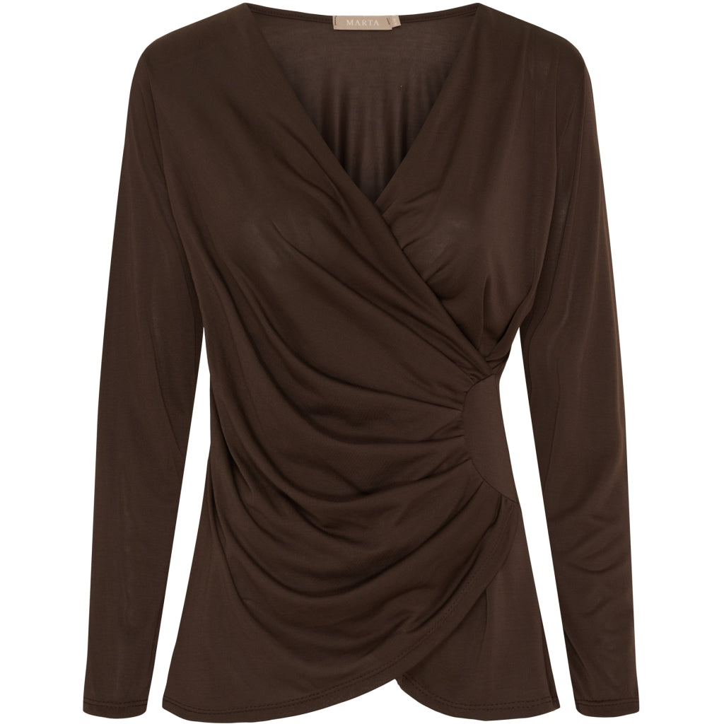 MARTA DU CHATEAU Marta du Chateau dame bluse MdcPrimrose 6075 Blouse Moro