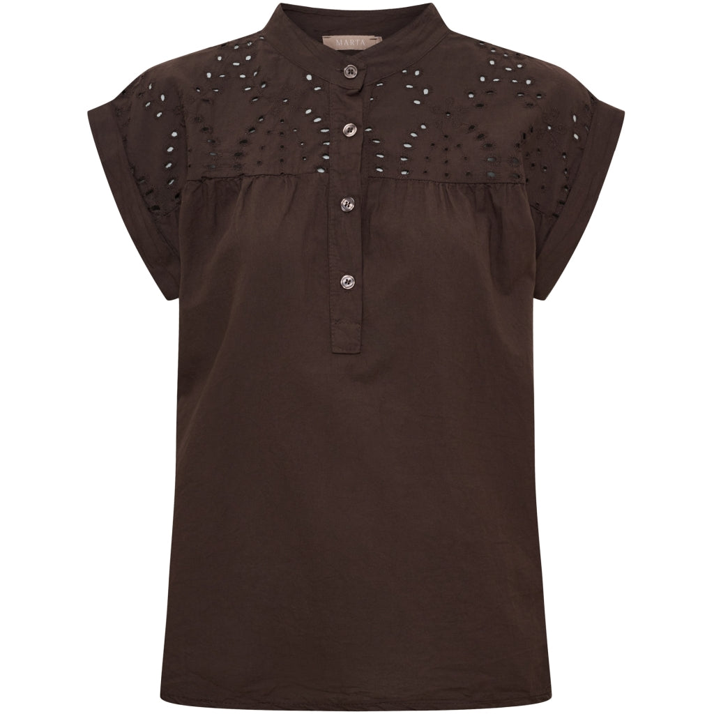 MARTA DU CHATEAU Marta du Chateau dame bluse MdcRebekka 8380 Shirt Moro