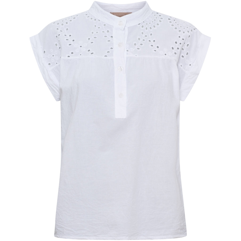 MARTA DU CHATEAU Marta du Chateau dame bluse MdcRebekka 8380 Shirt White