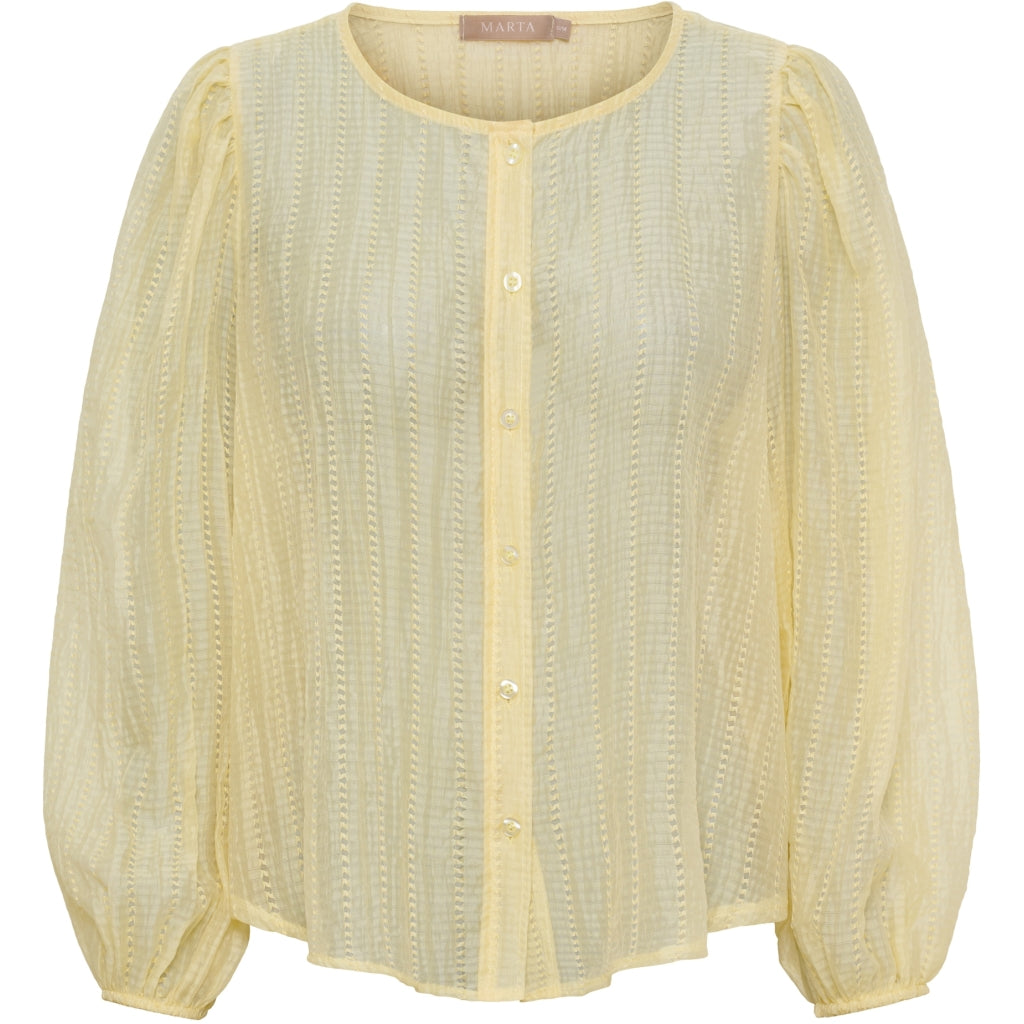 MARTA DU CHATEAU Marta du Chateau dame bluse MdcRoselle 58136PM Shirt Yellow