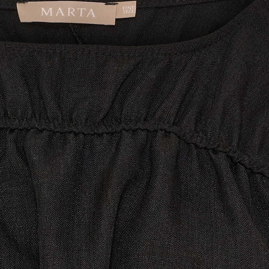 MARTA DU CHATEAU Marta du Chateau dame bluse MdcSaffron 258685 Blouse Nero