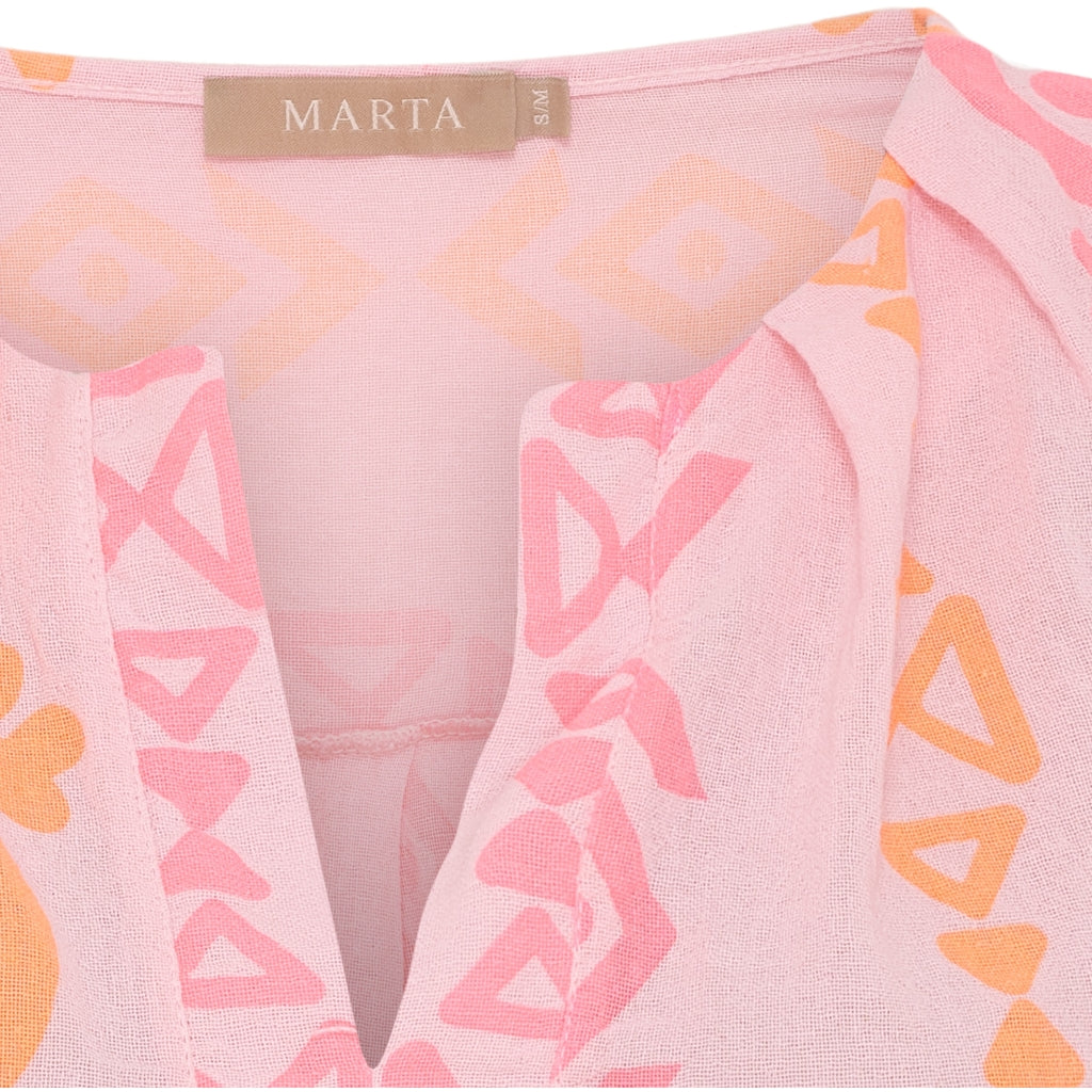 MARTA DU CHATEAU Marta du Chateau dame bluse MdcStine 7370C Shirt Pink