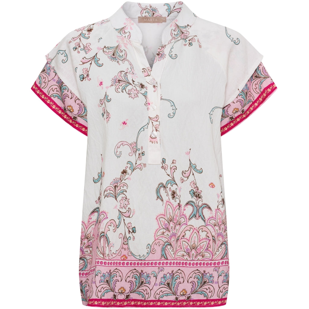 MARTA DU CHATEAU Marta du Chateau dame bluse MdcStinna 8461 Shirt Pink