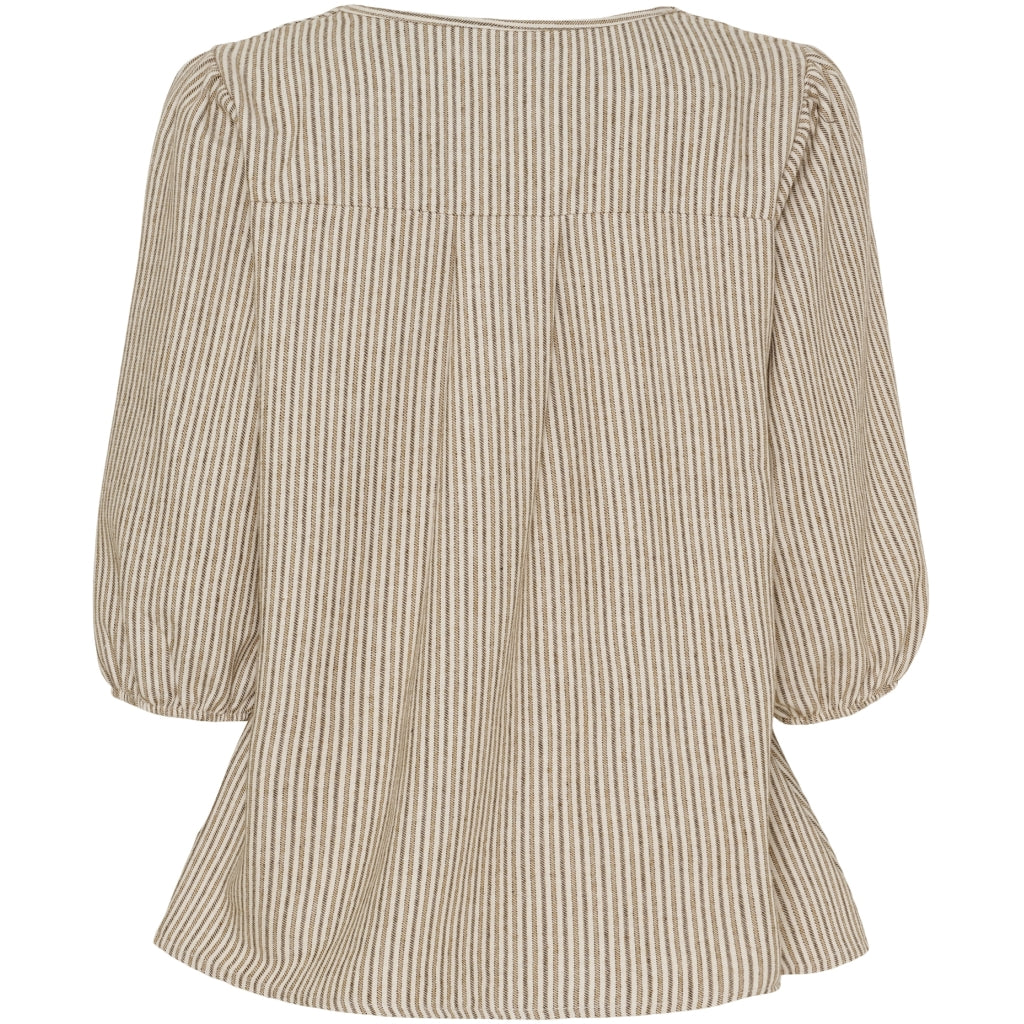 MARTA DU CHATEAU Marta du Chateau dame bluse MdcSybil 7516 Shirt BrownVar4