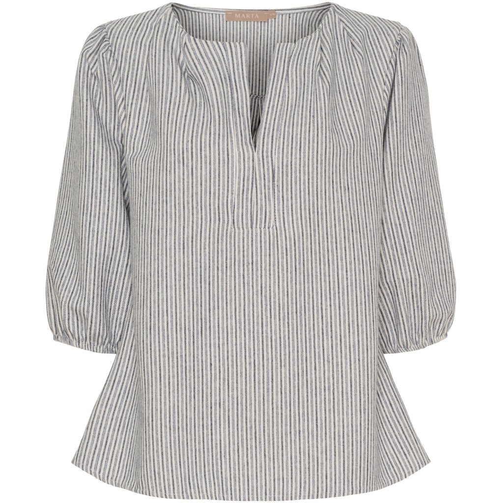 MARTA DU CHATEAU Marta du Chateau dame bluse MdcSybil 7516 Shirt CelesteVar3
