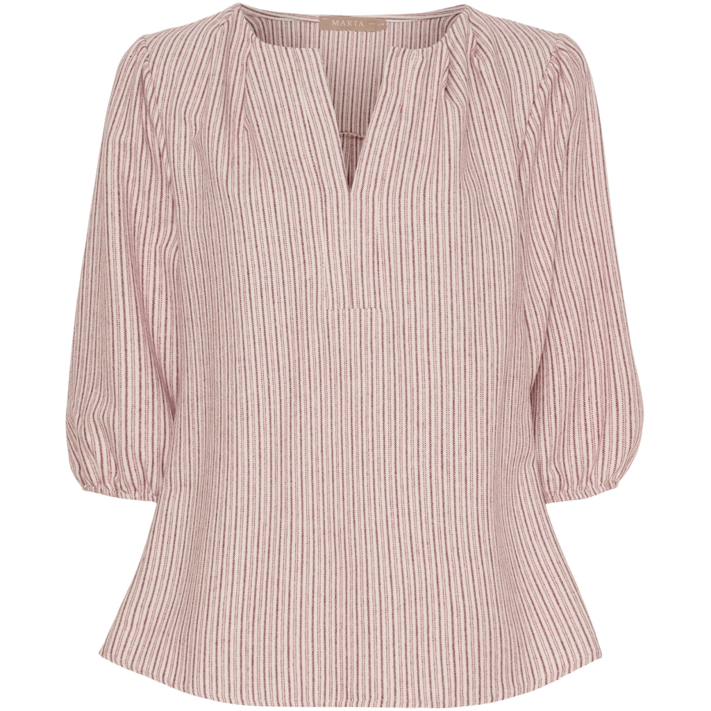MARTA DU CHATEAU Marta du Chateau dame bluse MdcSybil 7516 Shirt PinkVar7