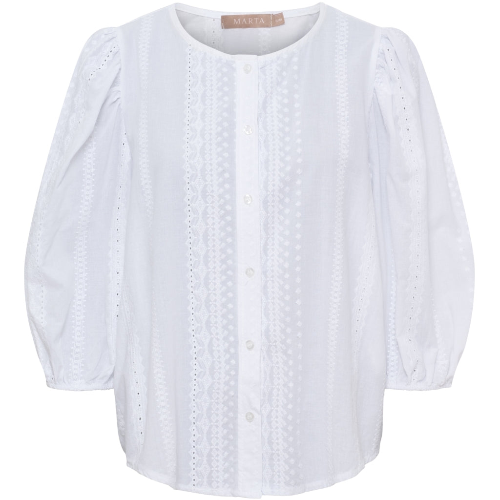 MARTA DU CHATEAU Marta du Chateau dame bluse MdcValessia 58136M Blouse White
