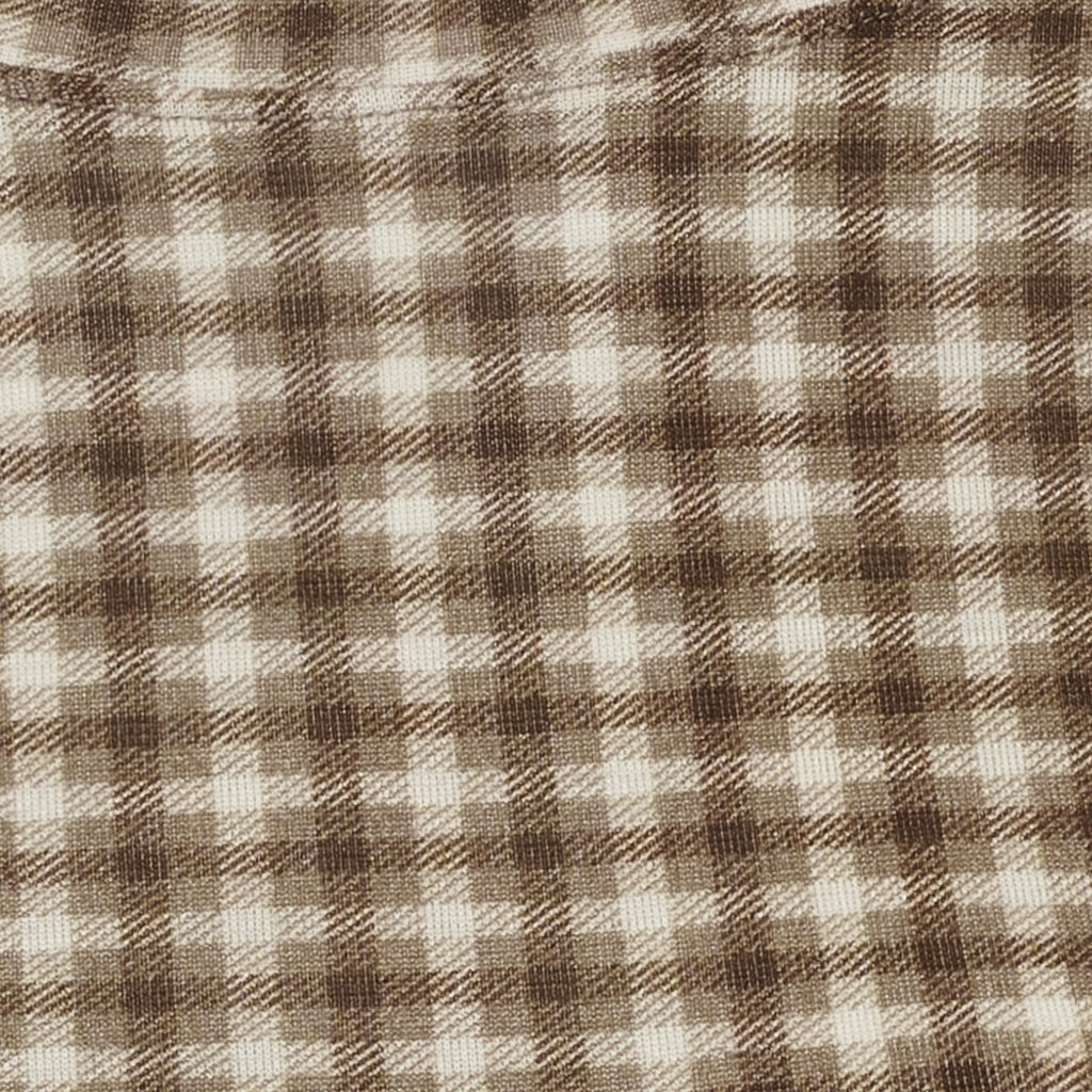 MARTA DU CHATEAU Marta du Chateau dame bluse top MdcElissa 7914 Top Brown check