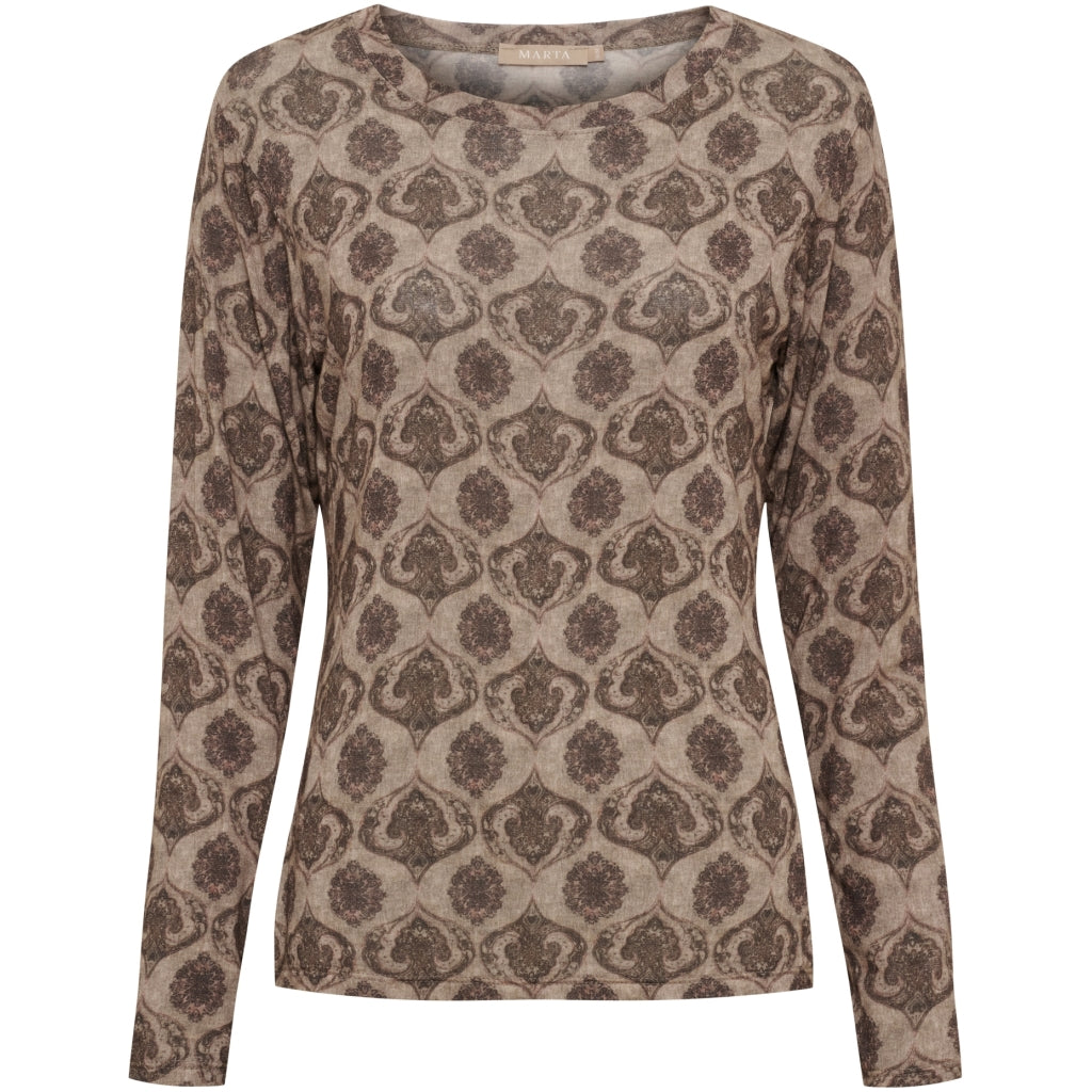 MARTA DU CHATEAU Marta du Chateau dame bluse top MdcElissa 7914 Top Fango160tpx