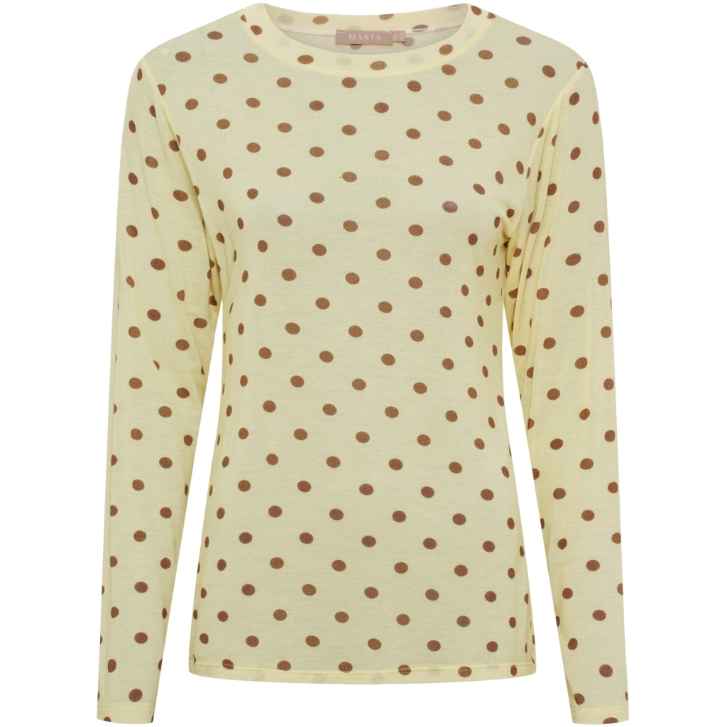 MARTA DU CHATEAU Marta du Chateau dame bluse top MdcElissa 7914 Top Giallo1259tpu