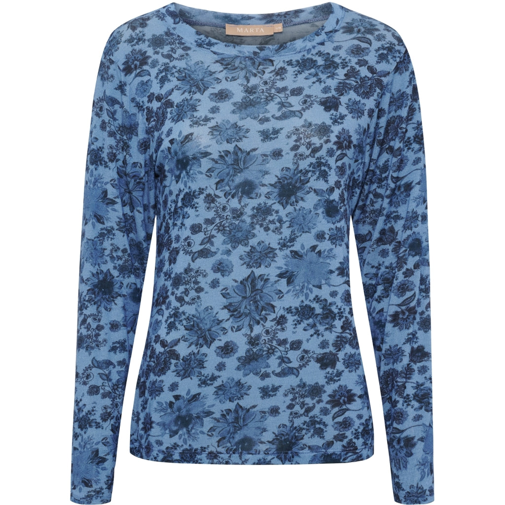 MARTA DU CHATEAU Marta du Chateau dame bluse top MdcElissa 7914 Top Jeans11279tpd
